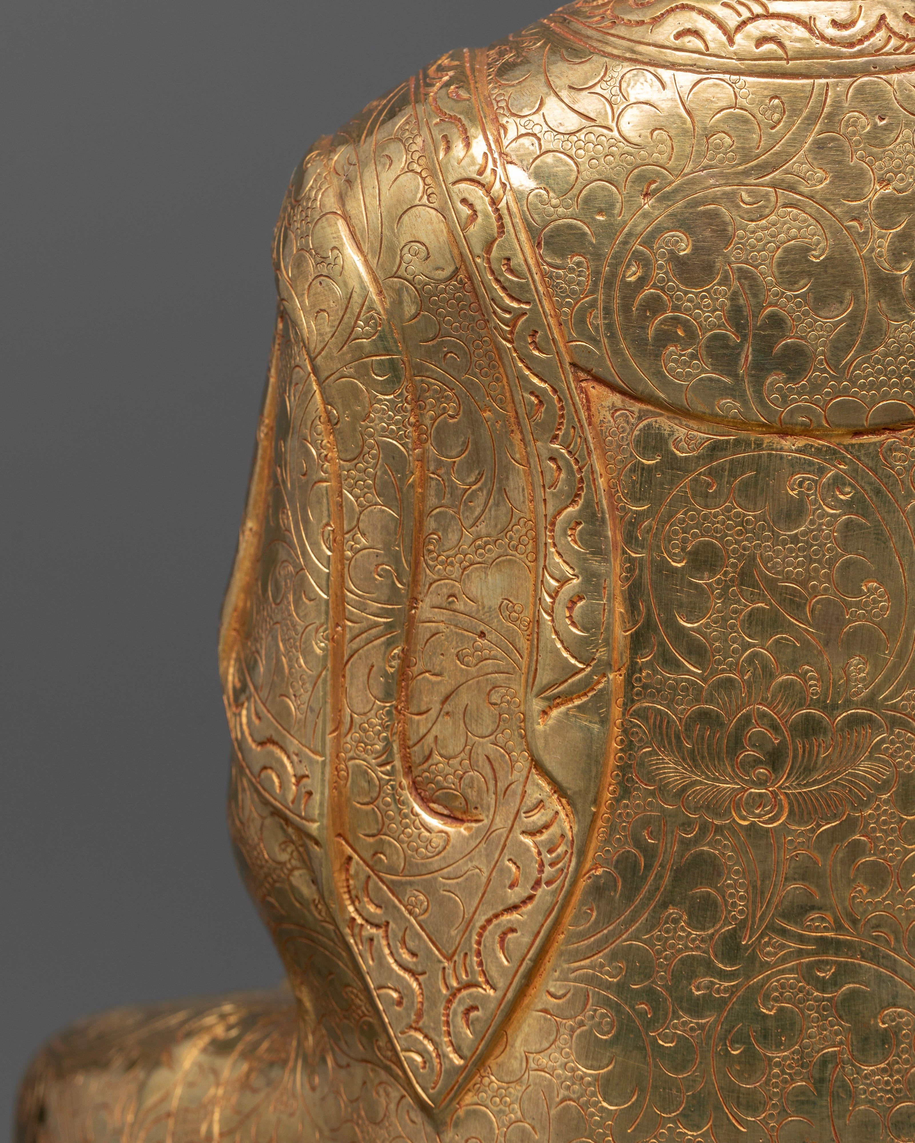 Shakyamuni Buddha Statue | Traditional Himalayan Art Nepal