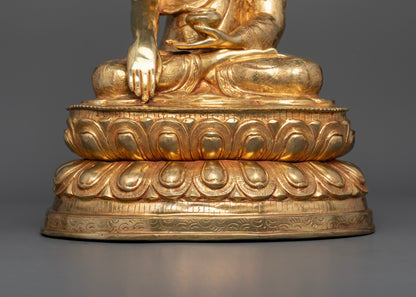 Shakyamuni Buddha Statue | Traditional Himalayan Art Nepal