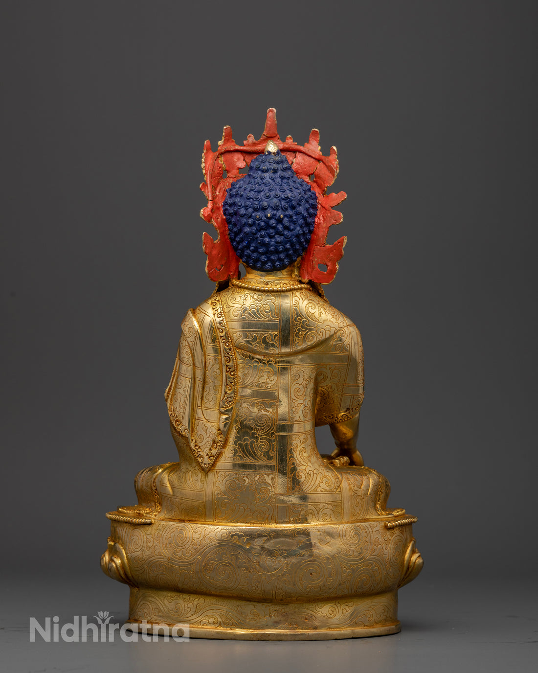 Crowned Buddha Shakyamuni: The Golden Guardian of Dharma