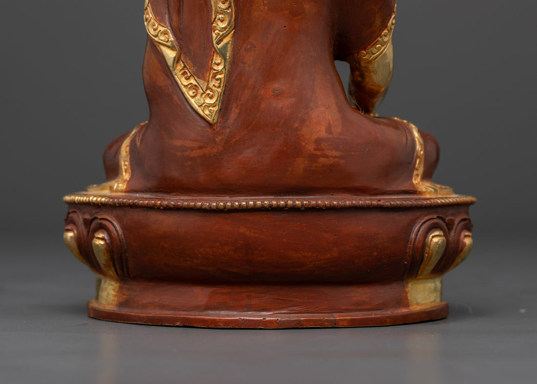 Hand-carved Buddha Shakyamuni Sculpture for Mindfulness