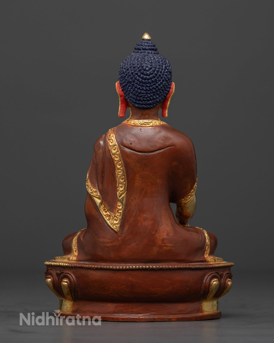 Hand-carved Buddha Shakyamuni Sculpture for Mindfulness