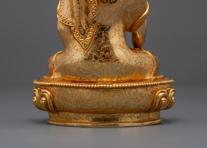 Shakyamuni Buddha Statue | Traditional Nepalese Hand-Carved Copper