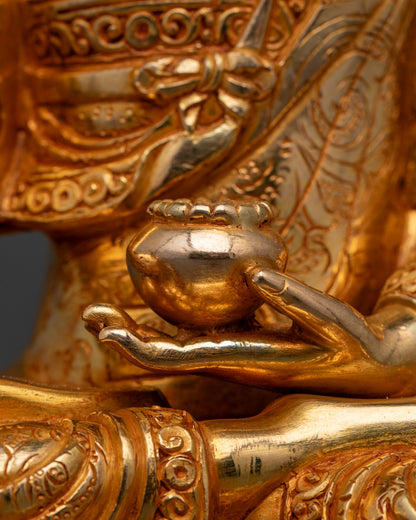 Shakyamuni Buddha Statue | Traditional Nepalese Hand-Carved Copper
