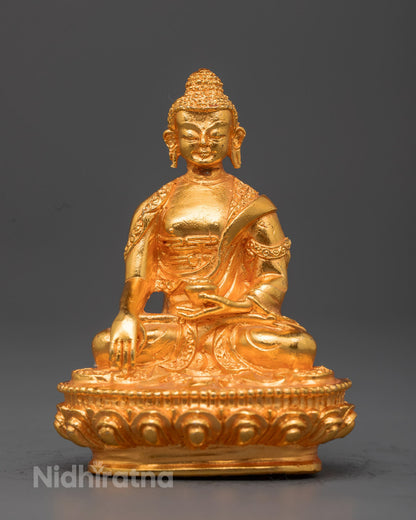 Machine-Made Nepalese Shakyamuni Buddha Statue