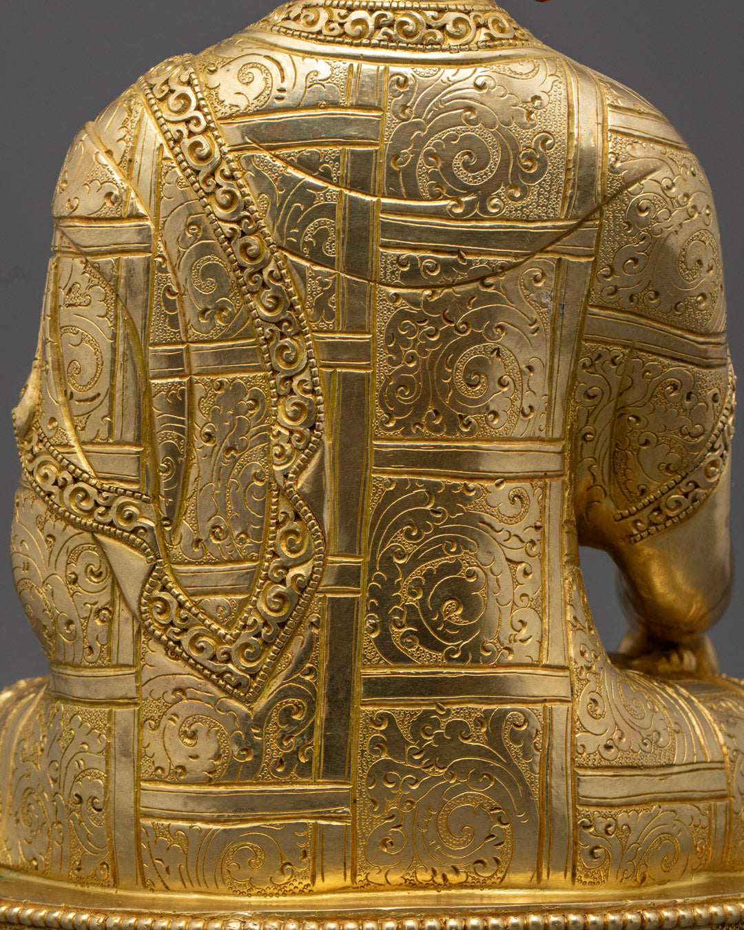 Shakyamuni Buddha Statue Rupa Fully Gold