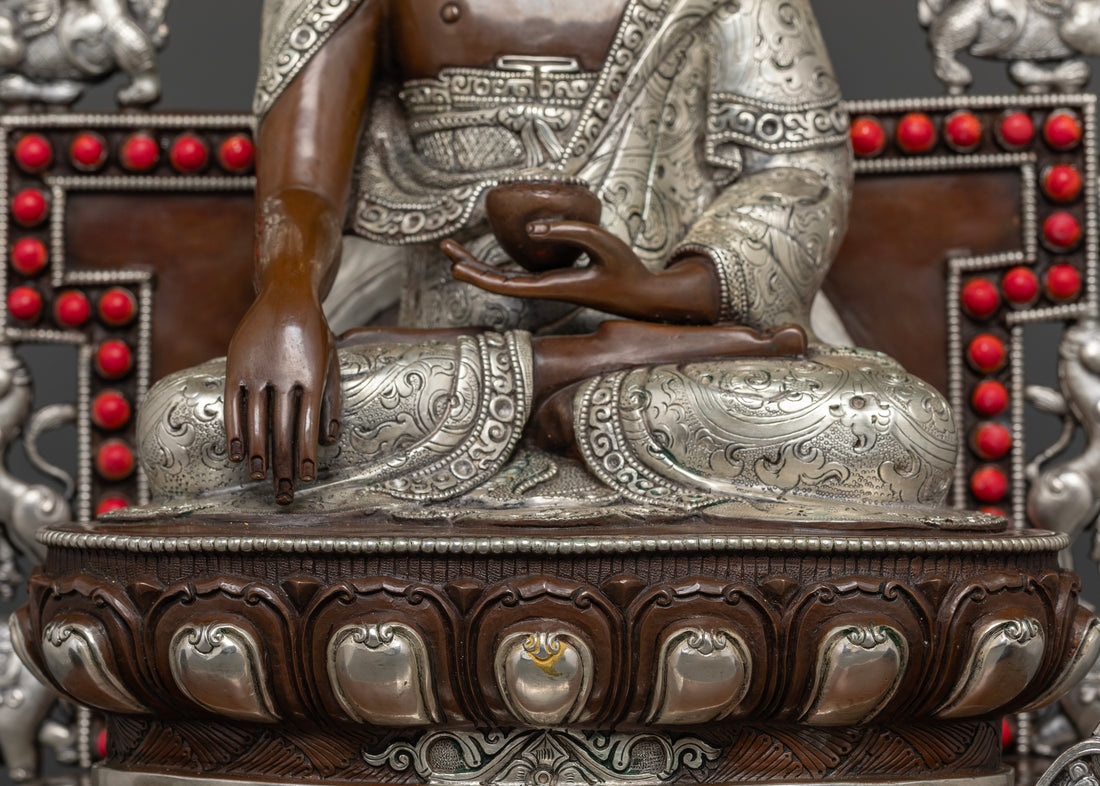 Buddha Shakyamuni: The Serene Sovereign on the Throne of Enlightenment