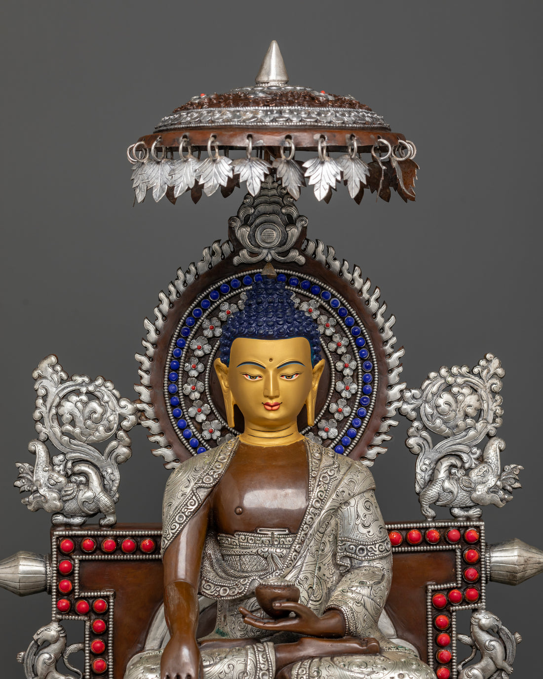 Buddha Shakyamuni: The Serene Sovereign on the Throne of Enlightenment