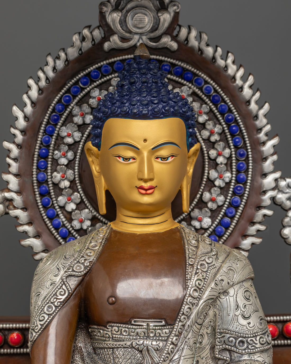 Buddha Shakyamuni: The Serene Sovereign on the Throne of Enlightenment