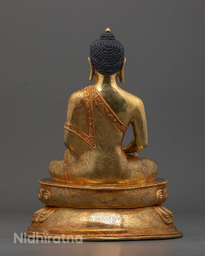 Amitabha Buddha Statue – Intricate Design with Hollow Chamber for Mantras
