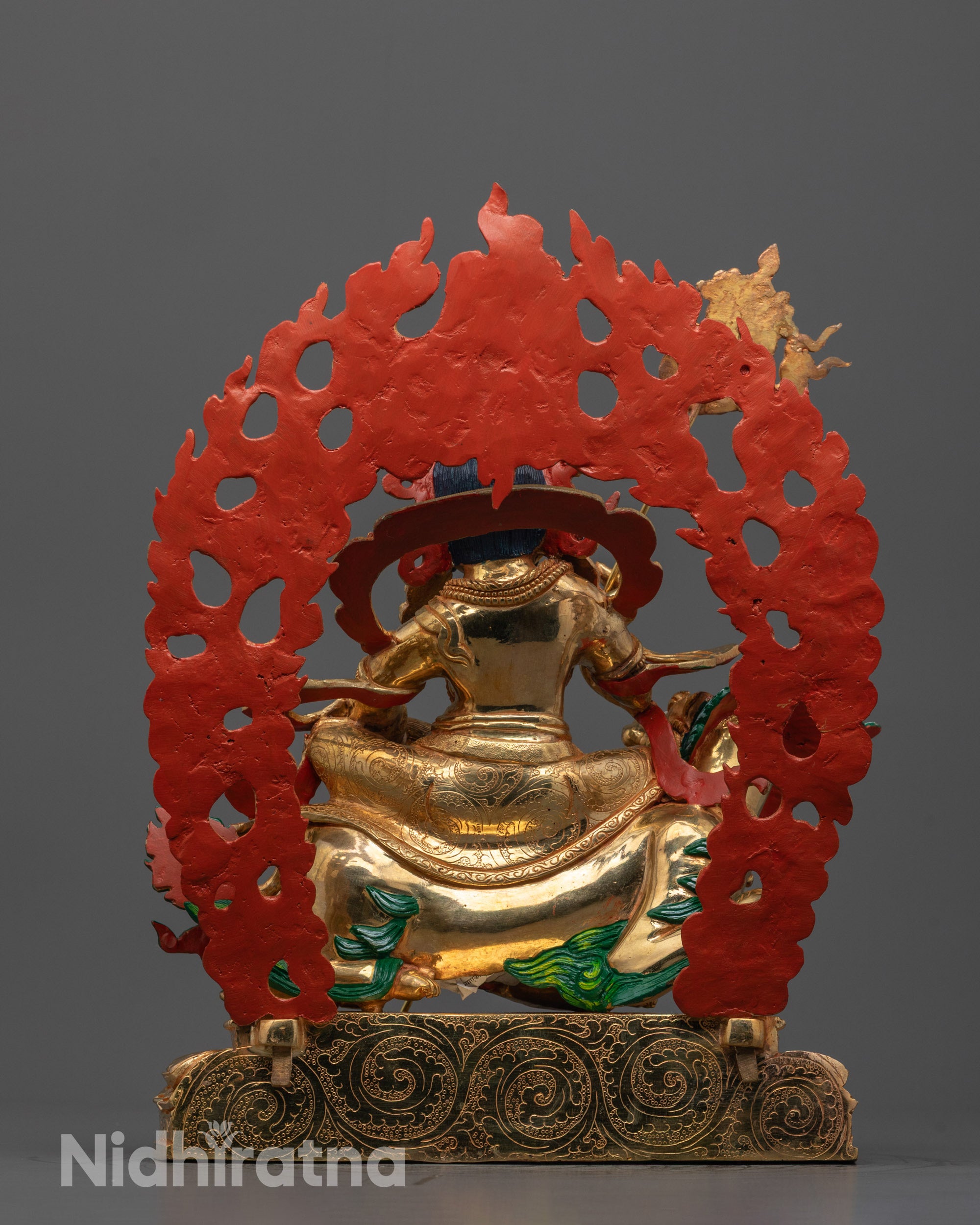 Back View of Namtoshe Statue Showing Hollow Chamber