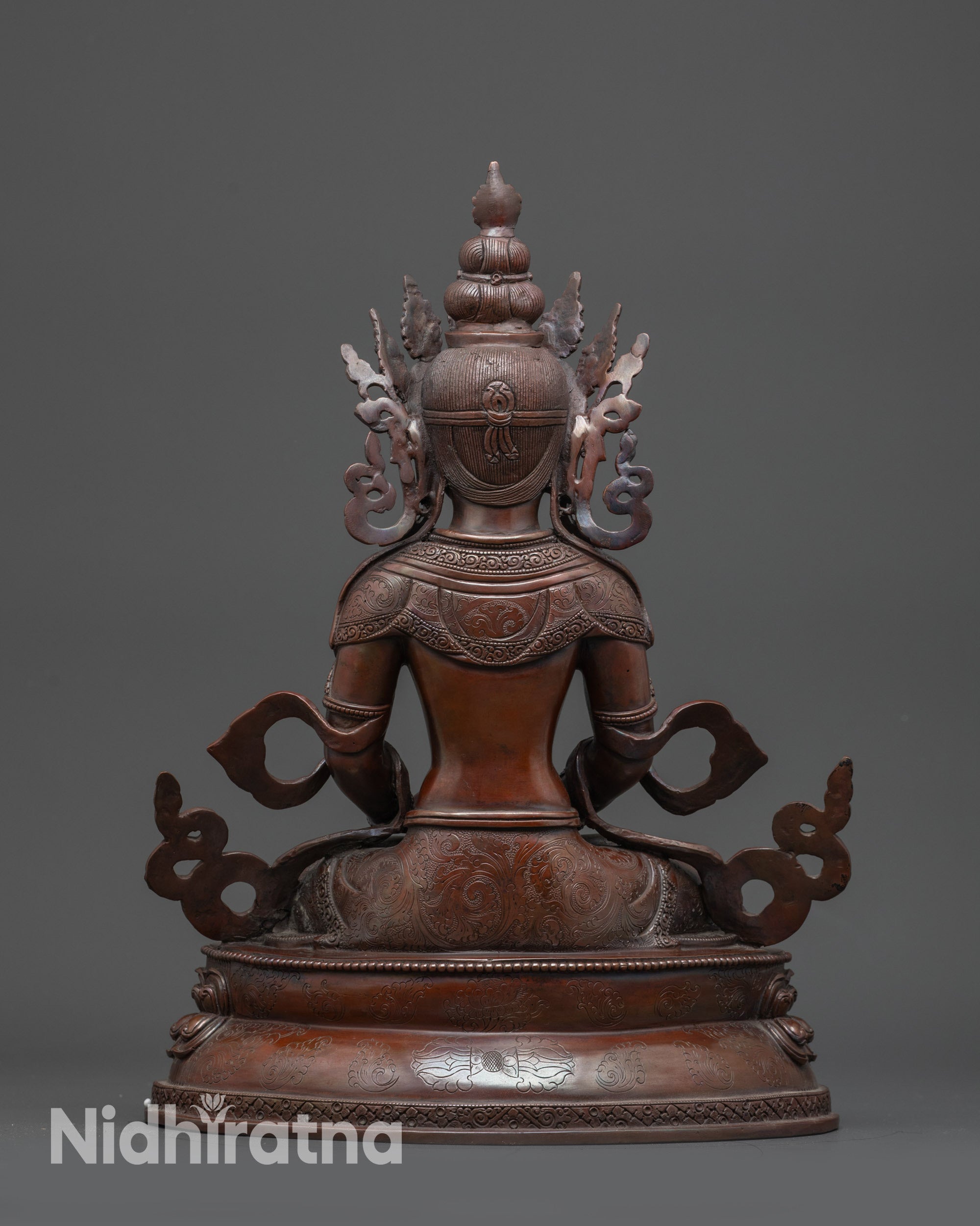 handcrafted Nepalese Buddhist figure