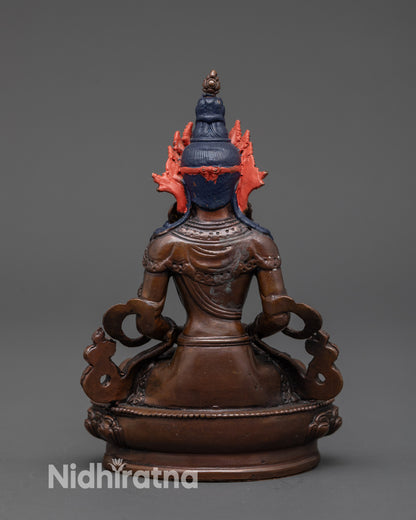 handcrafted Tibetan Buddha figure