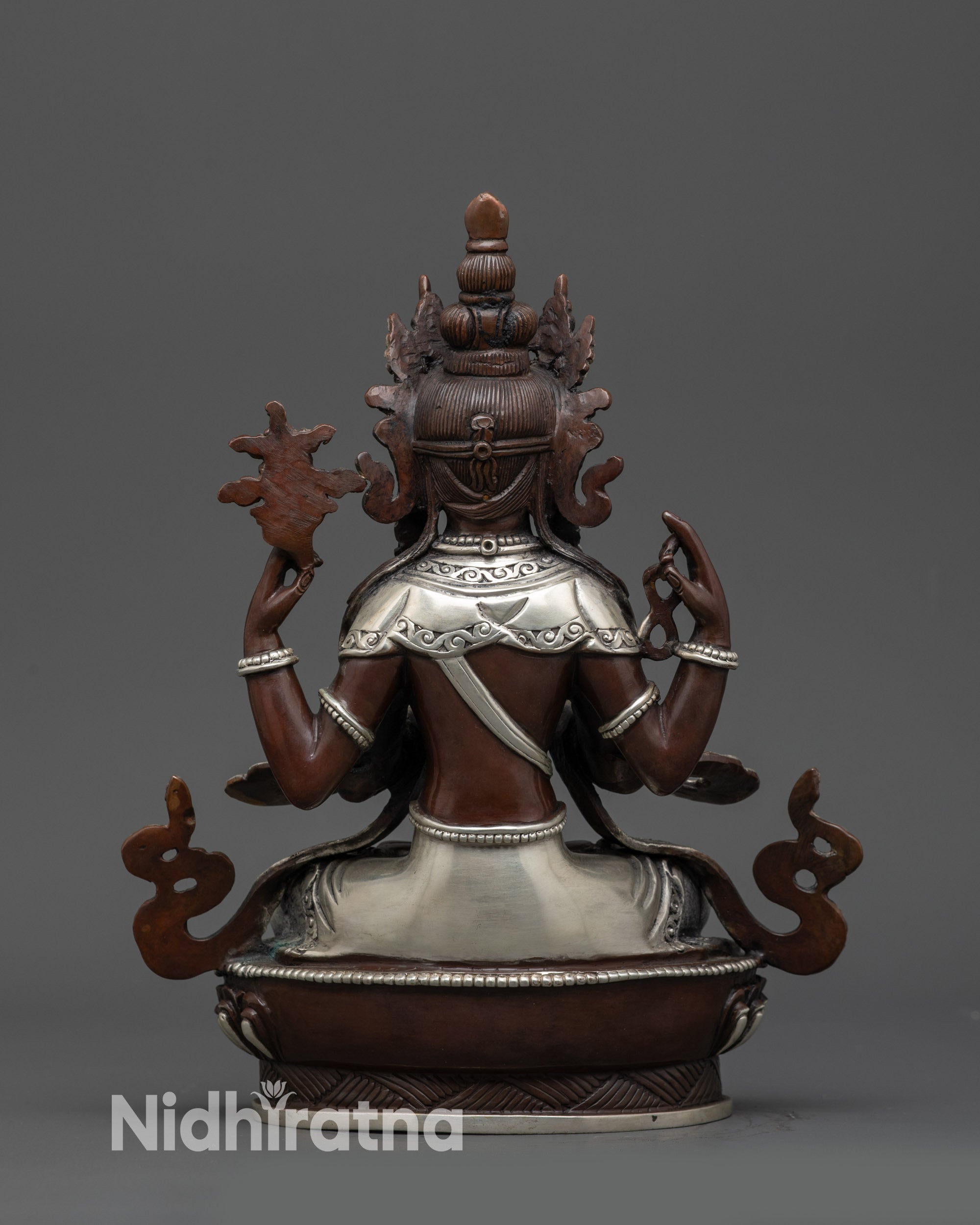 handmade Tibetan Avalokiteshvara figure