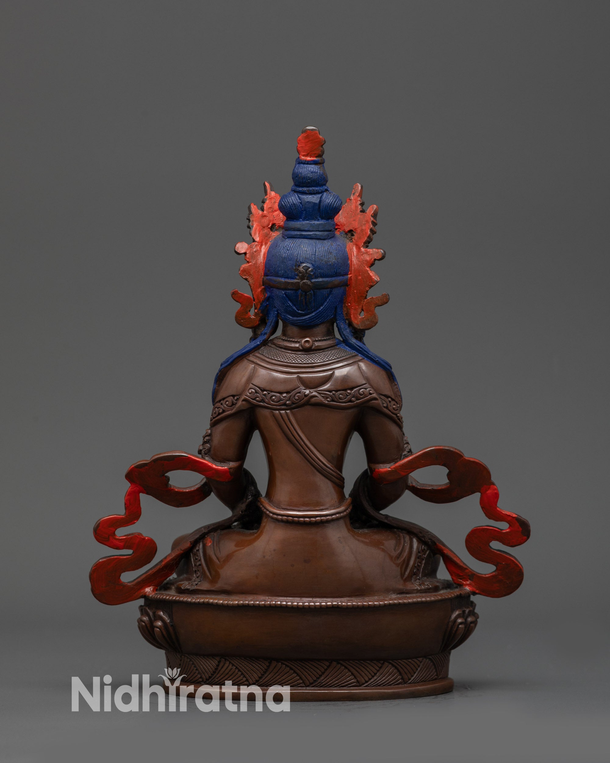 handcrafted Nepalese Buddhist figure