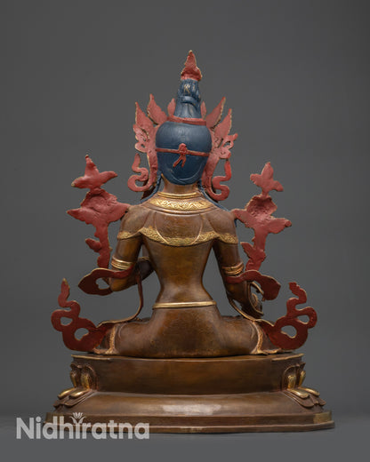 Tibetan handcrafted goddess figure