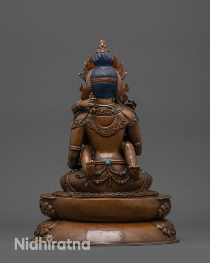 Tibetan handcrafted Yab-Yum Buddhist statue