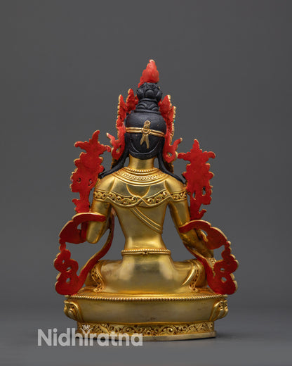 Back view of 21 Taras Collection highlighting detailed semi-precious stone inlays