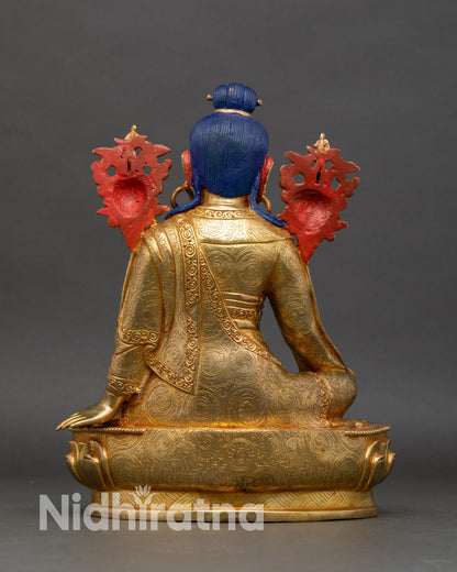 back-view-jigme-lingpa-statue-detailed-lotus-seat-engraved-garment-patterns