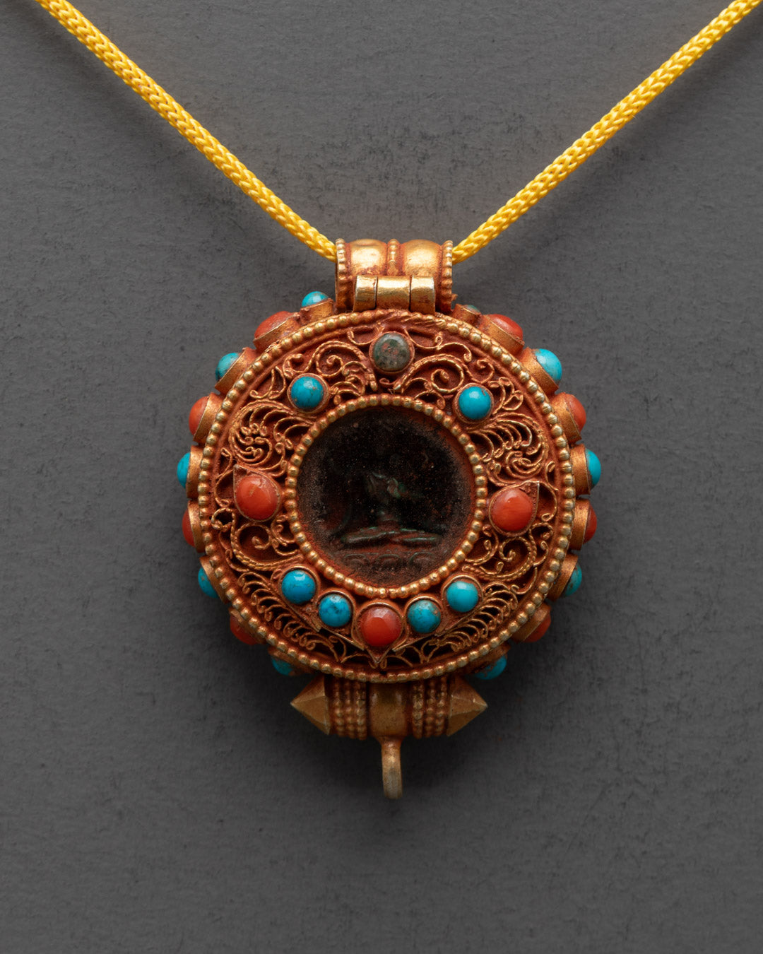 Beautiful Manjushri Locket | Tibetan Symbol of Intelligence