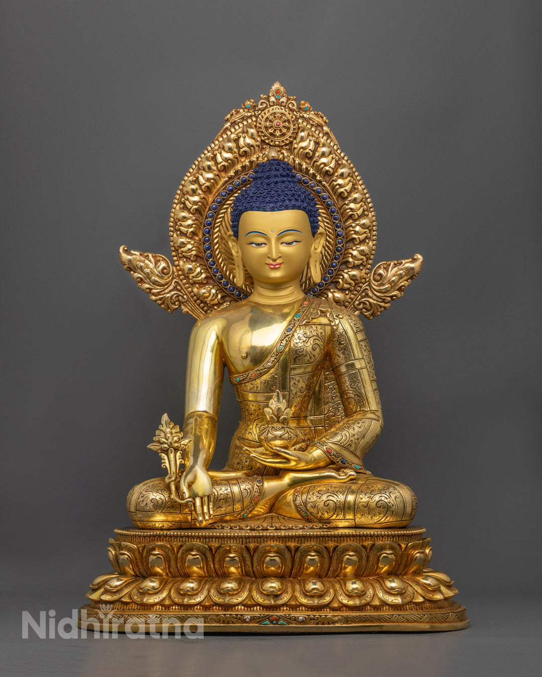 Bhaisajyaguru Statue | Tibetan Medicine Buddha for Healing