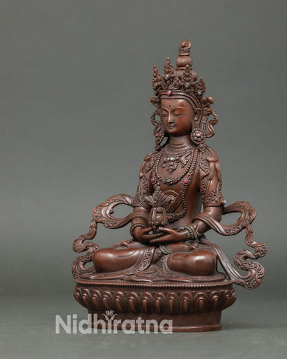 Three Long Life Deities Sculpture – Traditional Himalayan Art Set