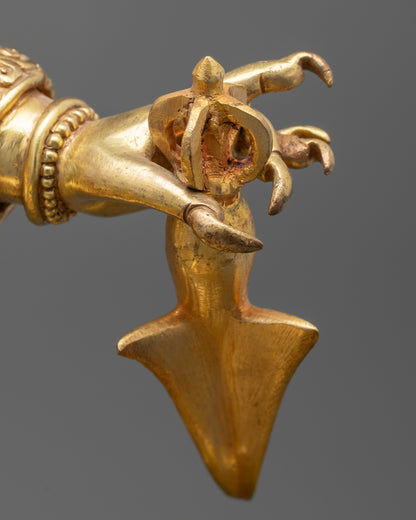 Wrathful Dorje Drolo Statue | Traditional Tibetan Buddhist Art