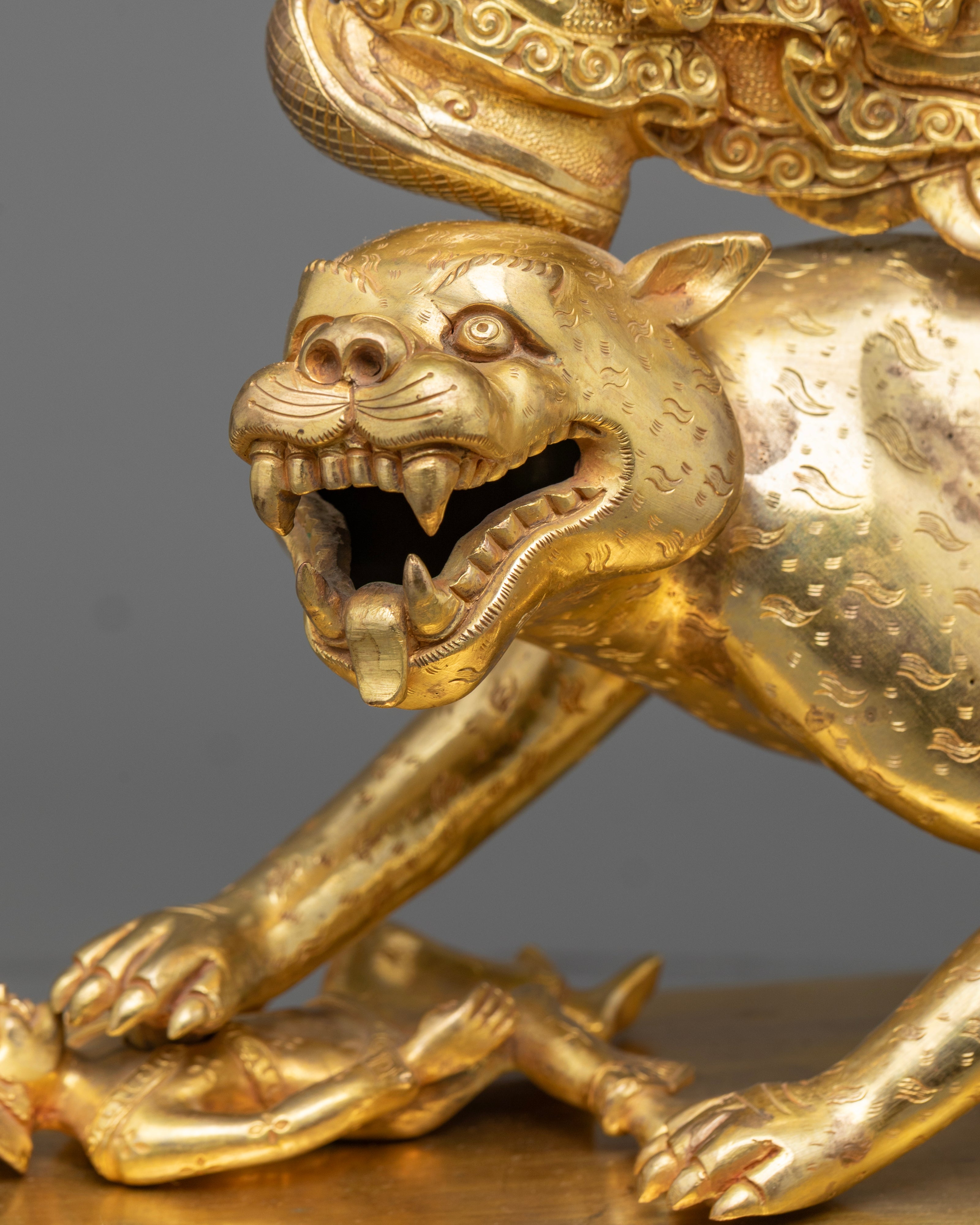 Wrathful Dorje Drolo Statue | Traditional Tibetan Buddhist Art