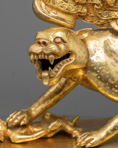 Wrathful Dorje Drolo Statue | Traditional Tibetan Buddhist Art