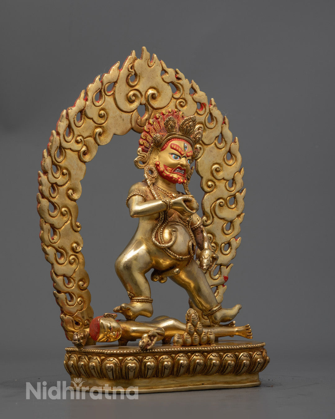 Black Dzambala Statue | Tibetan Wealth Protector