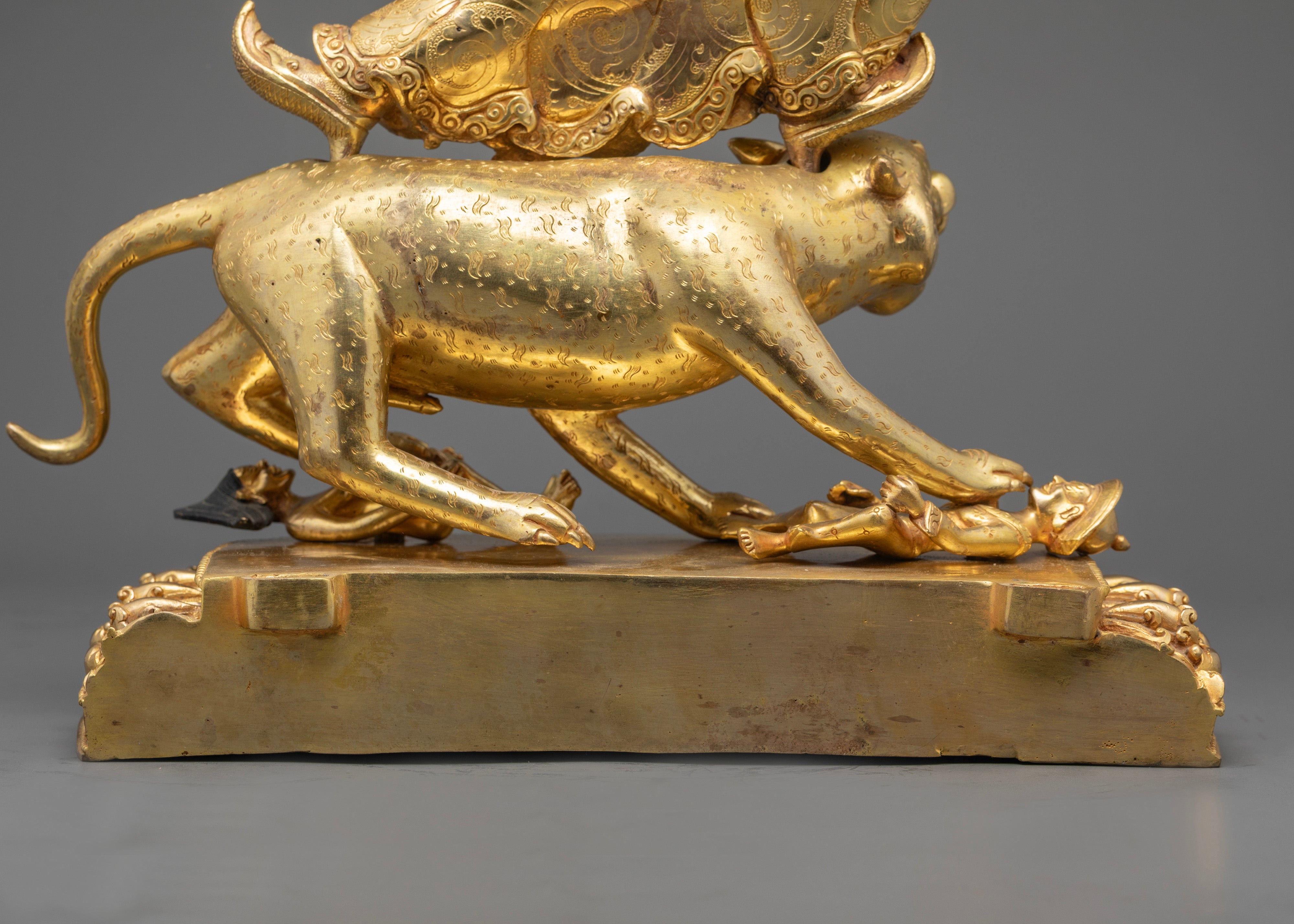 Wrathful Dorje Drolo Statue | Traditional Tibetan Buddhist Art