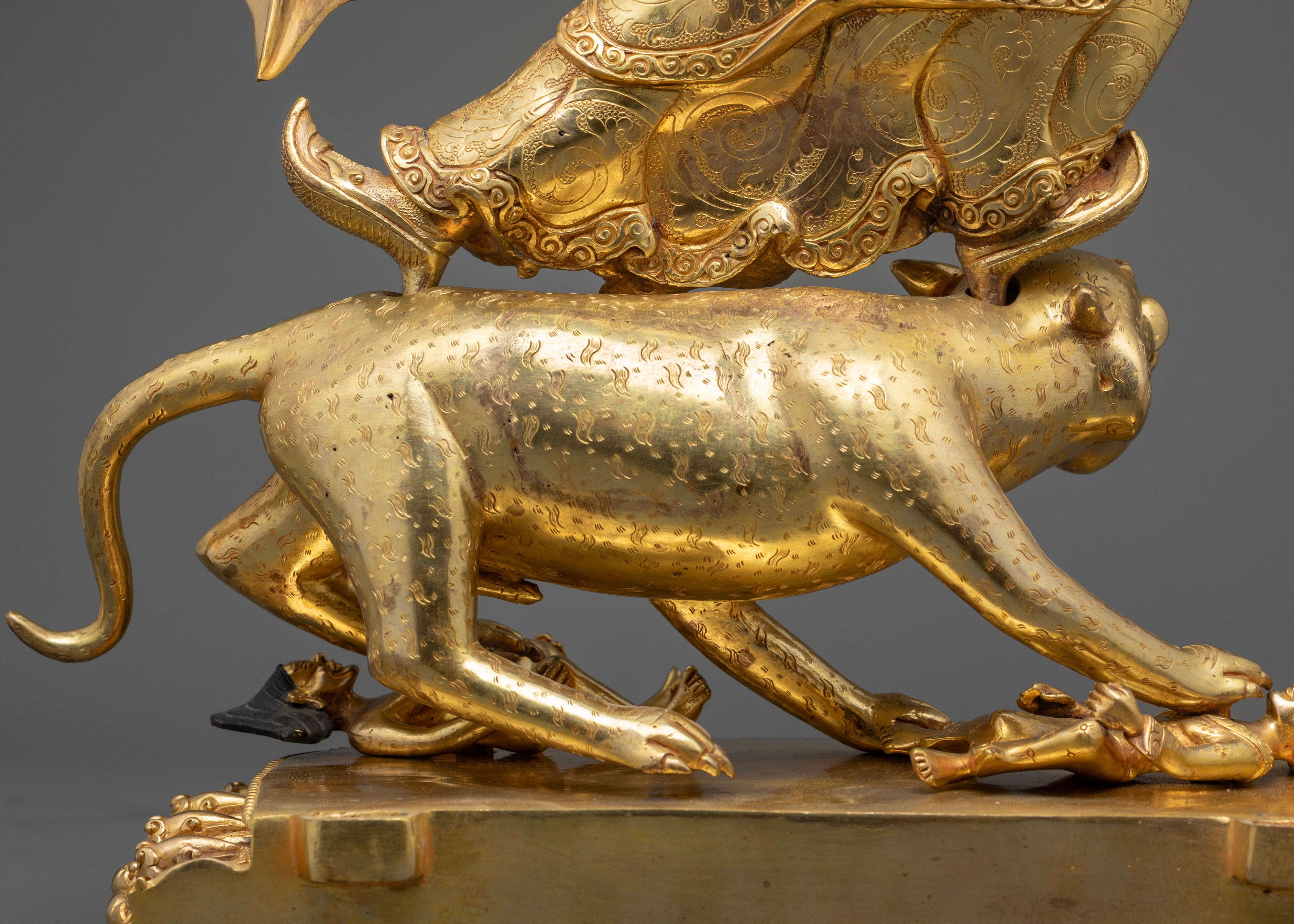 Wrathful Dorje Drolo Statue | Traditional Tibetan Buddhist Art