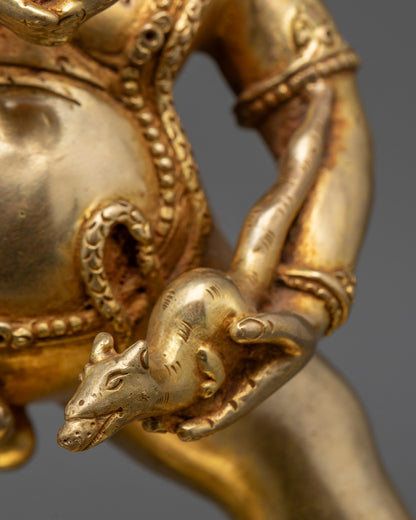 Black Dzambala Statue | Tibetan Wealth Protector