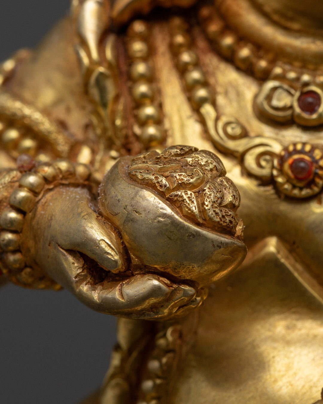 Nepalese Black Dzambhala Statue | Spiritual Protection