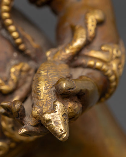 Black Dzambhala Statue | Wealth Deity Sculpture