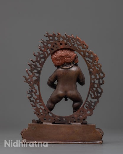 Black Dzambhala Statue