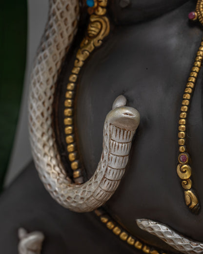 Black Dzambhala Statue