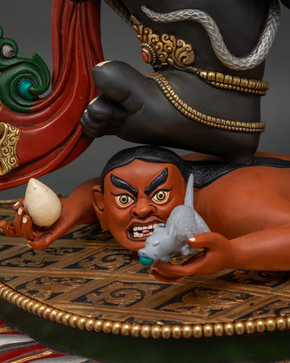 Black Dzambhala Statue