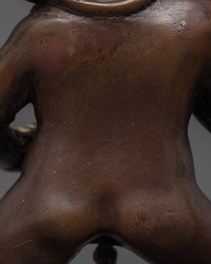 Black Dzambhala Statue