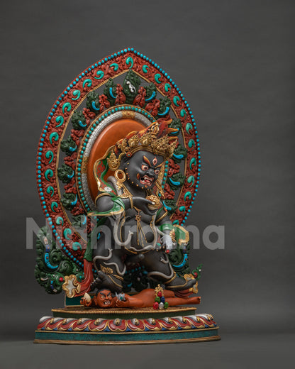 Black Dzambhala Statue
