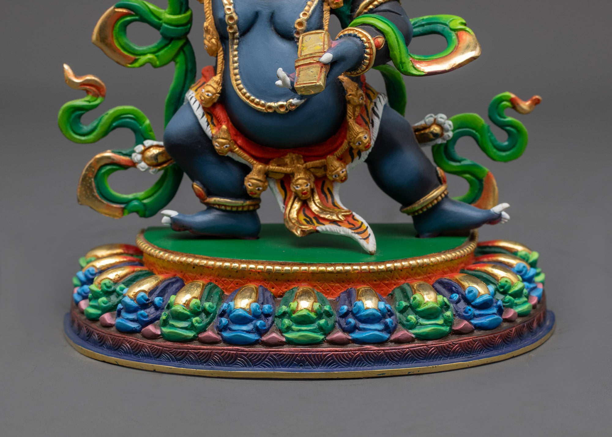 Tibetan Wrathful Manjushri Sculpture | Handcrafted Spiritual Protector