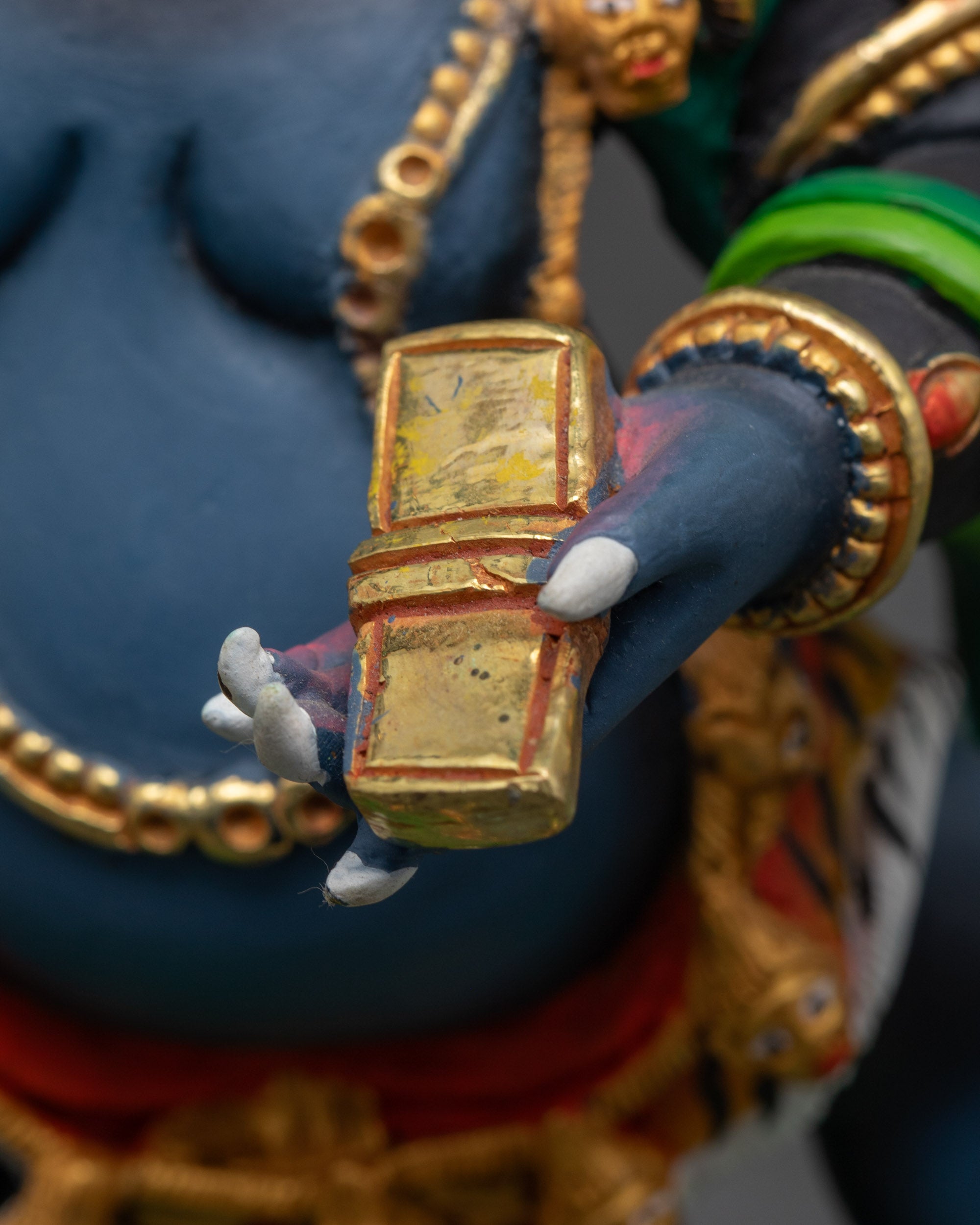 Tibetan Wrathful Manjushri Sculpture | Handcrafted Spiritual Protector