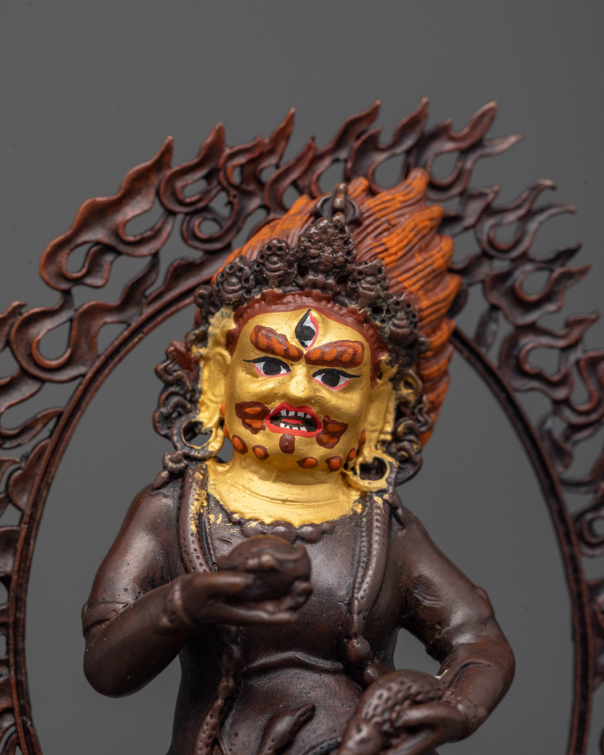 Black Dzambhala Statue