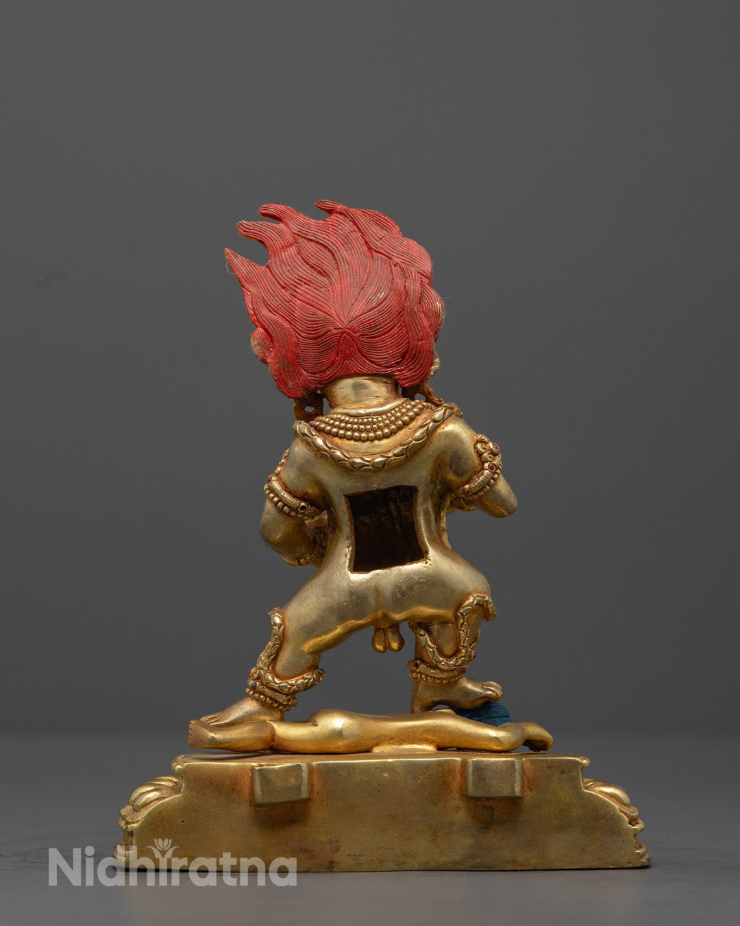 Nepalese Black Dzambhala Statue | Spiritual Protection