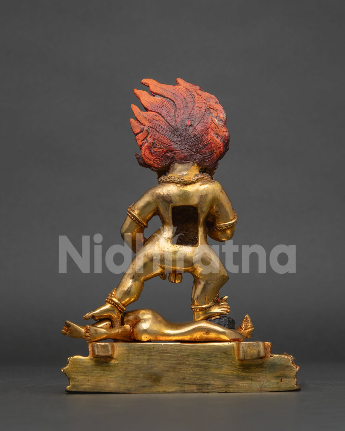 Black Dzambhala Statue | Sacred Protector and Wealth Deity