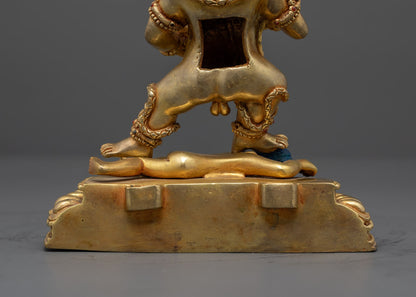 Nepalese Black Dzambhala Statue | Spiritual Protection