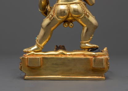 Nepalese Black Dzambhala Statue | Handcrafted Wealth Attractor