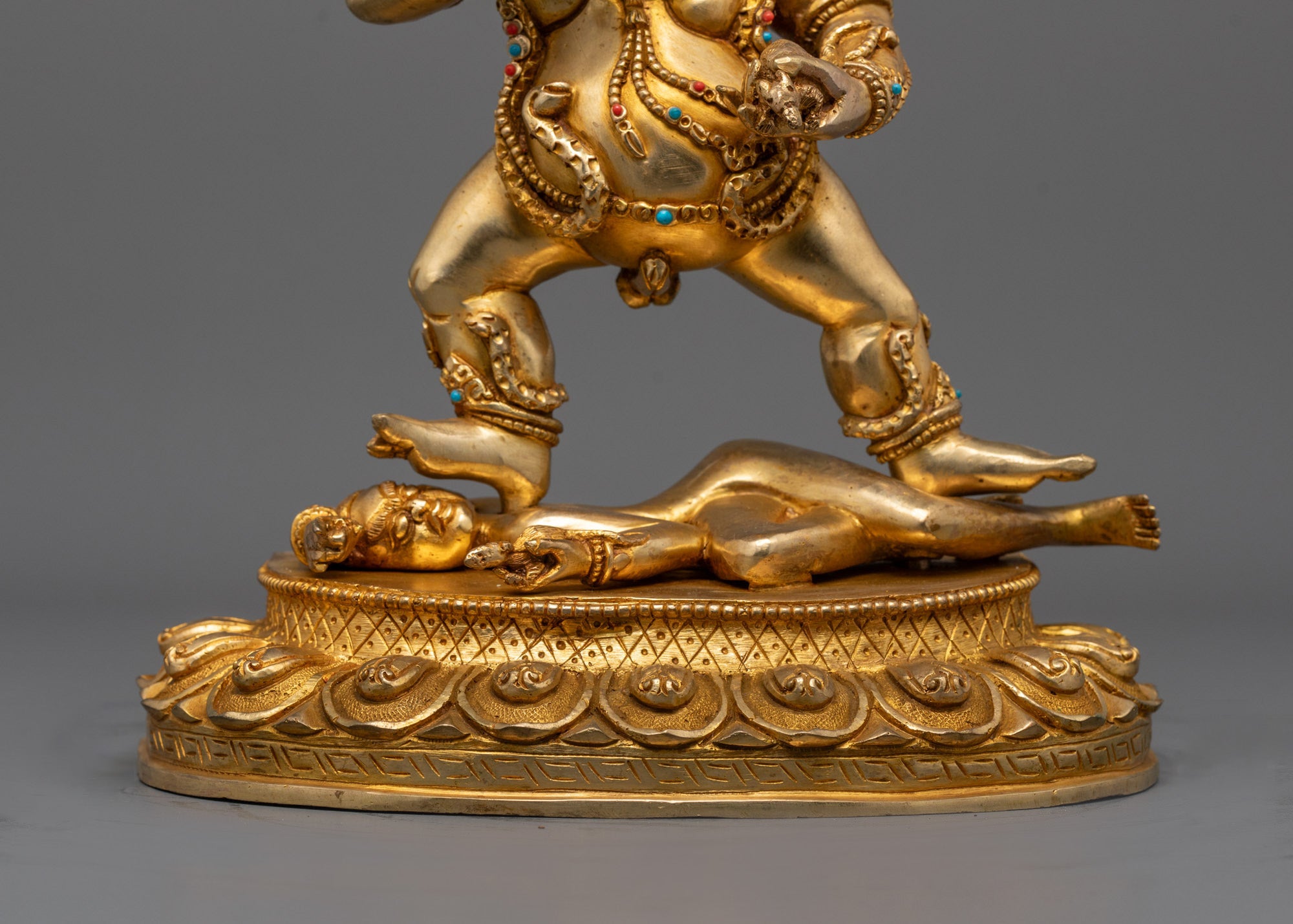 Nepalese Black Dzambhala Statue | Symbol of Fortune Power