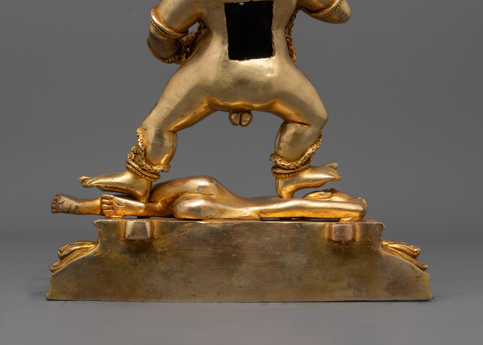 Nepalese Black Dzambhala Statue | Symbol of Fortune Power