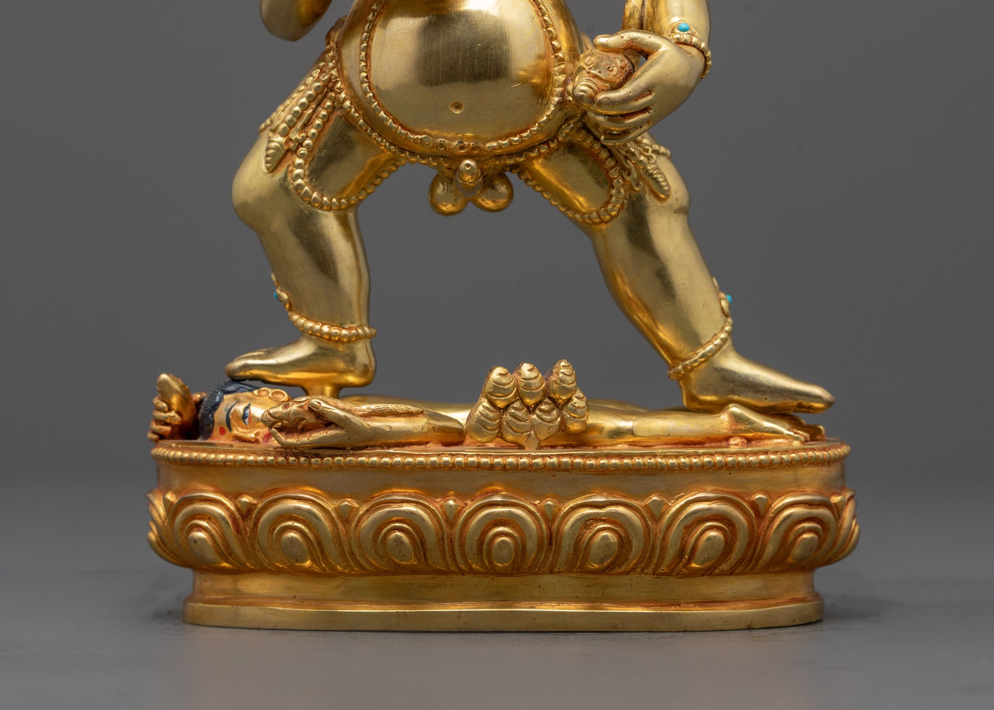 Nepalese Black Dzambhala Statue | Handcrafted Wealth Attractor