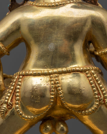 Nepalese Black Dzambhala Statue | Handcrafted Wealth Attractor